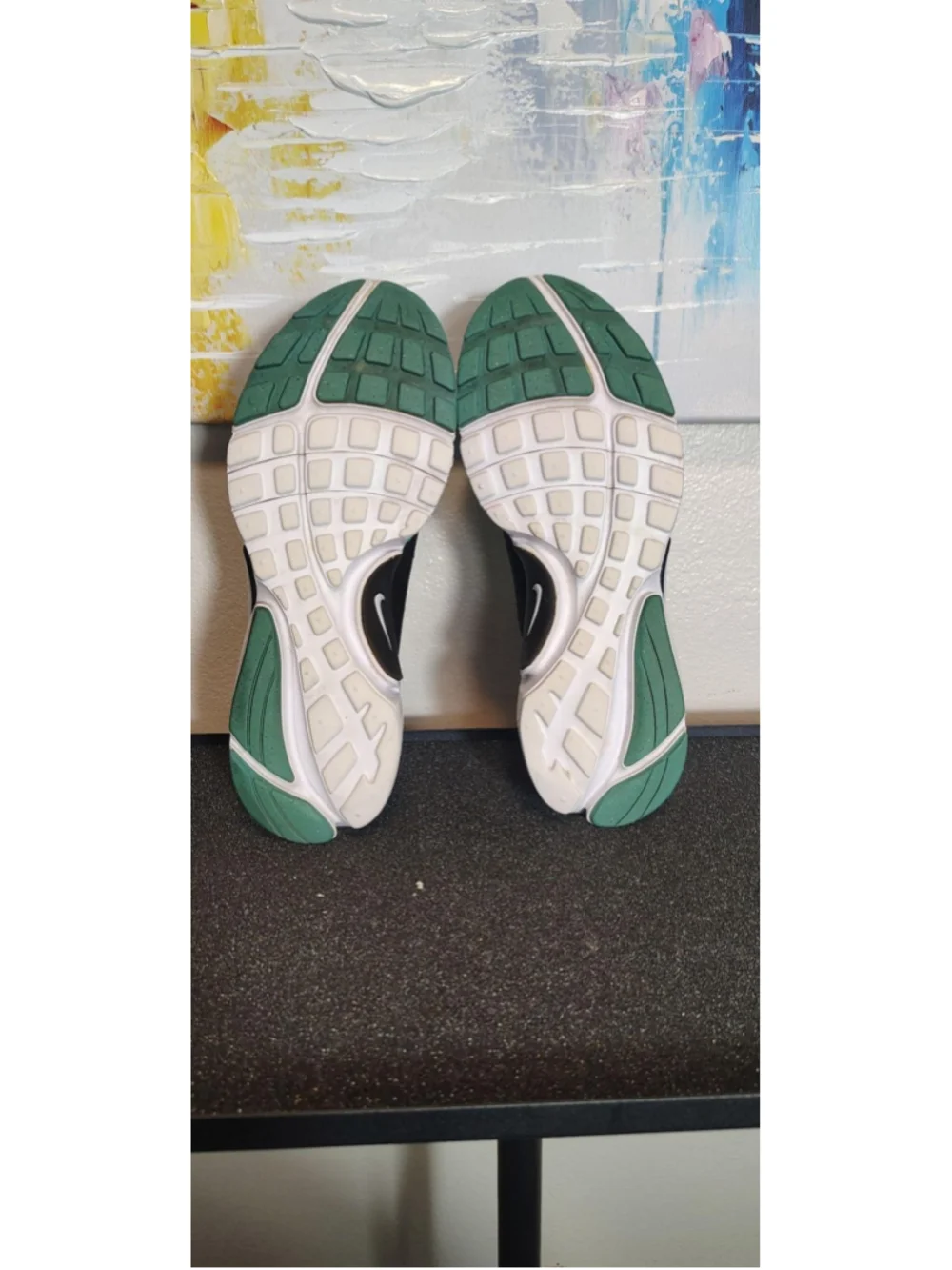 Nike Presto Extreme Shoes Youth Size 5Y Green Black Slip-On Sneakers 870022-300